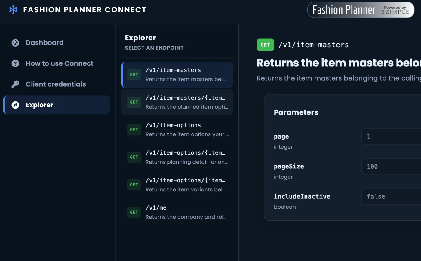 Fashion Planner Connect: Making Planning Easier to Share and Act On